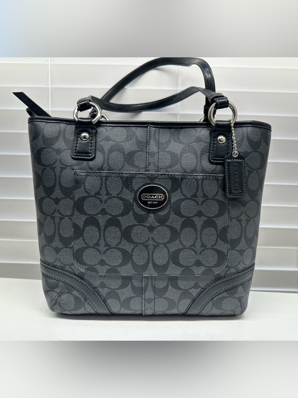 Coach Peyton Signature Heritage Tote